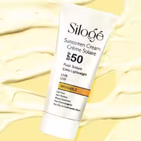ضد آفتاب بی رنگ سیلوژه   فاقد چربی  SPF50