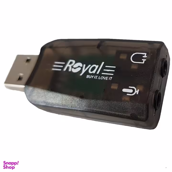 کارت صدا USB رویال (Royal) معمولی مدل 004