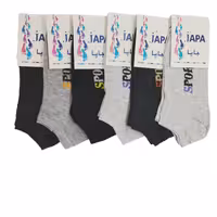 جوراب ساق کوتاه نانو پک شیش جفتی 