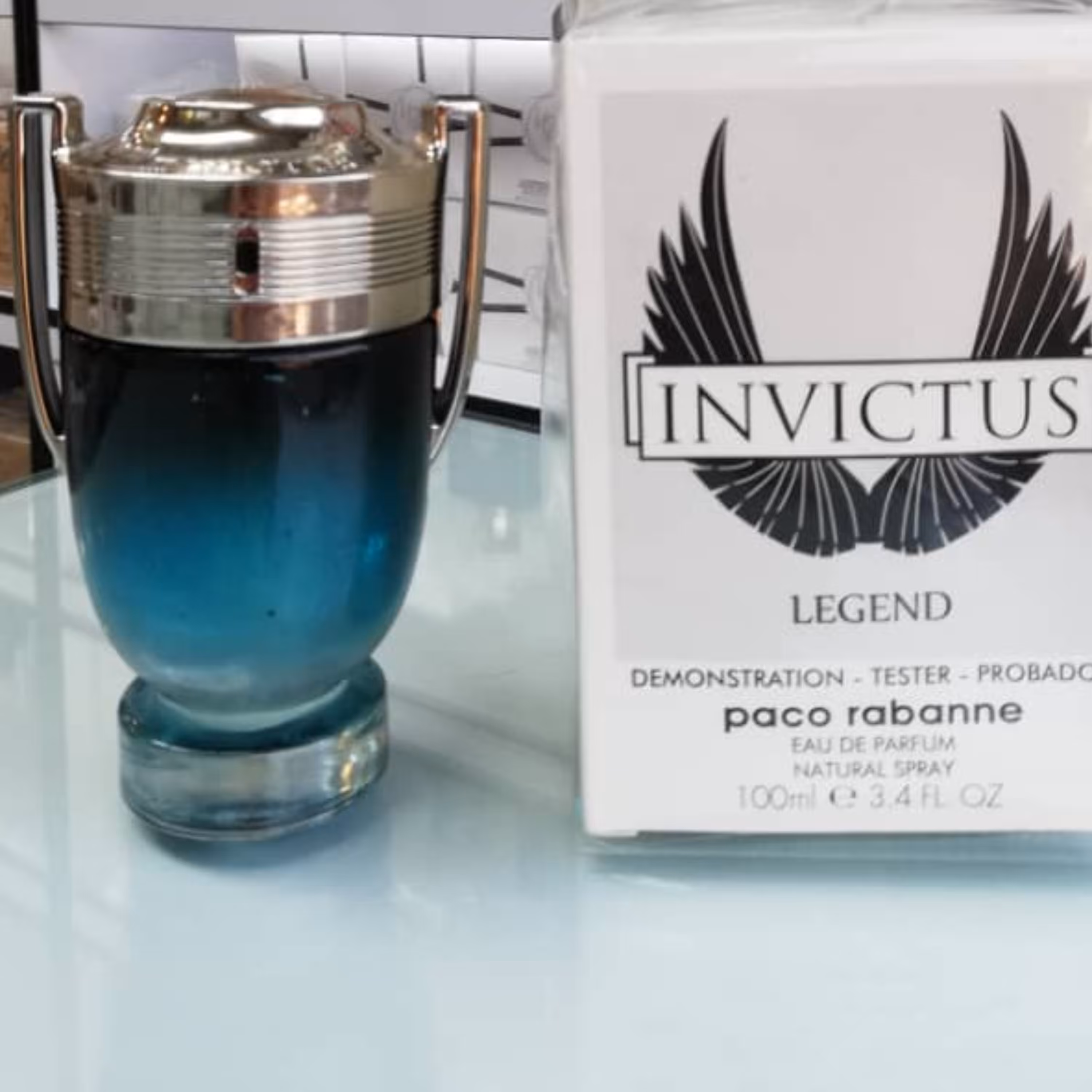 عطر مردانه اینویکتوس پاکورابان ادکلن تستر ترک با جعبه  100 میل  