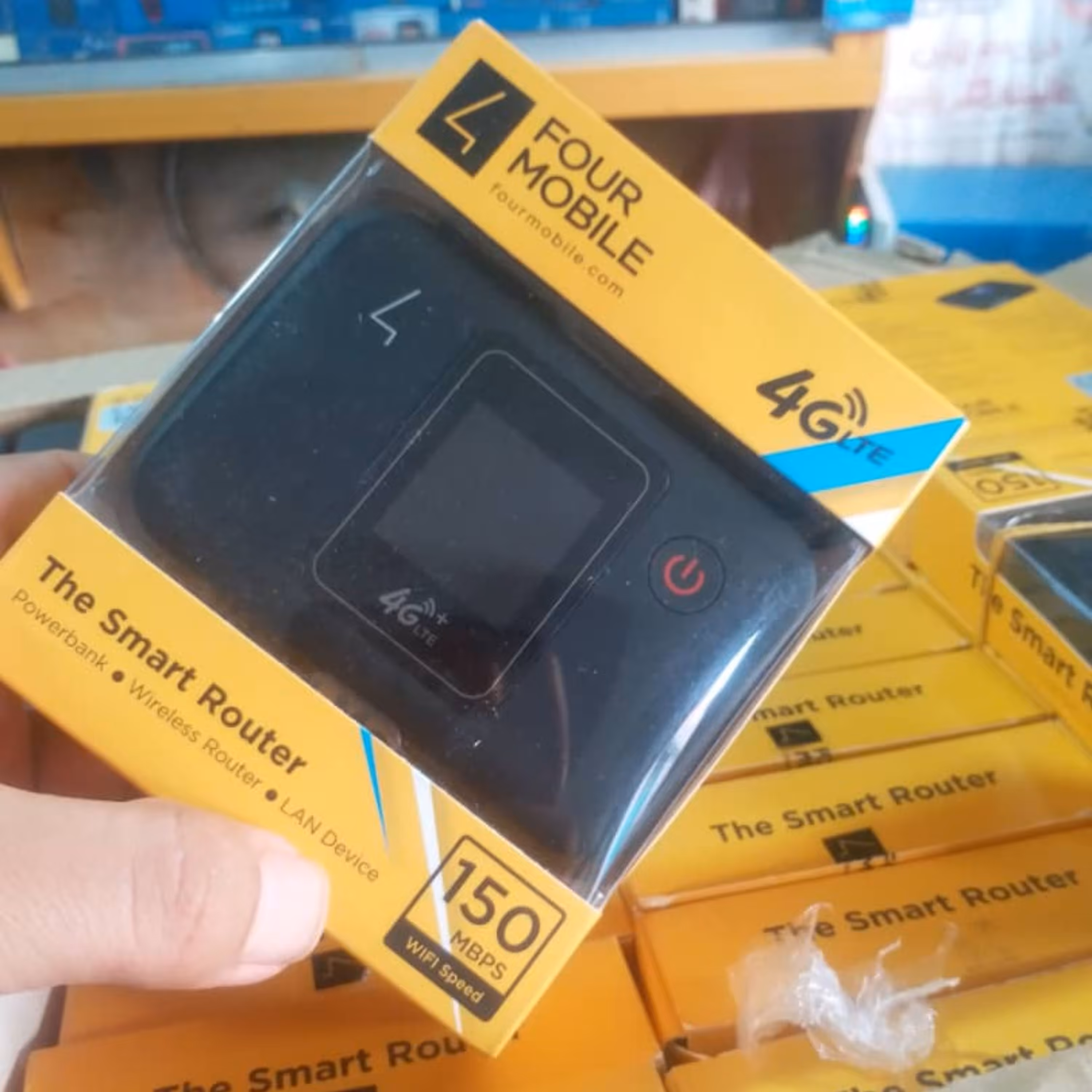 مودم مخصوص کارتخوان(مودم جیبی و پاور بانک ورودی کابل شبکه)