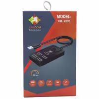 هاب 5 پورت USB3.0 آداپتور خور کینگدام Kingdom HK-022