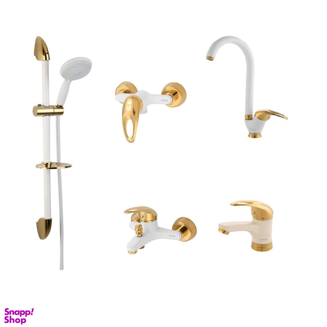 ست شیرآلات فاخته مدل اورانوس پلاس کد ST مجموعه 5 عددی