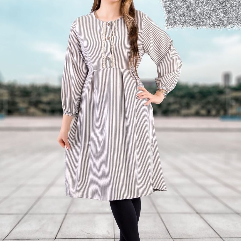 پیراهن پرنسسی تنسل1300