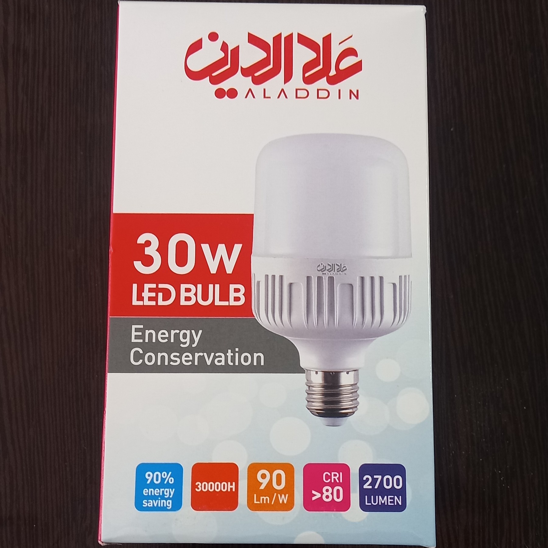 لامپ کم مصرف 30 وات مهتابی