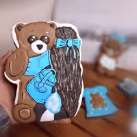 پک  5عددی کوکی ایسینگ دخترک و خرس