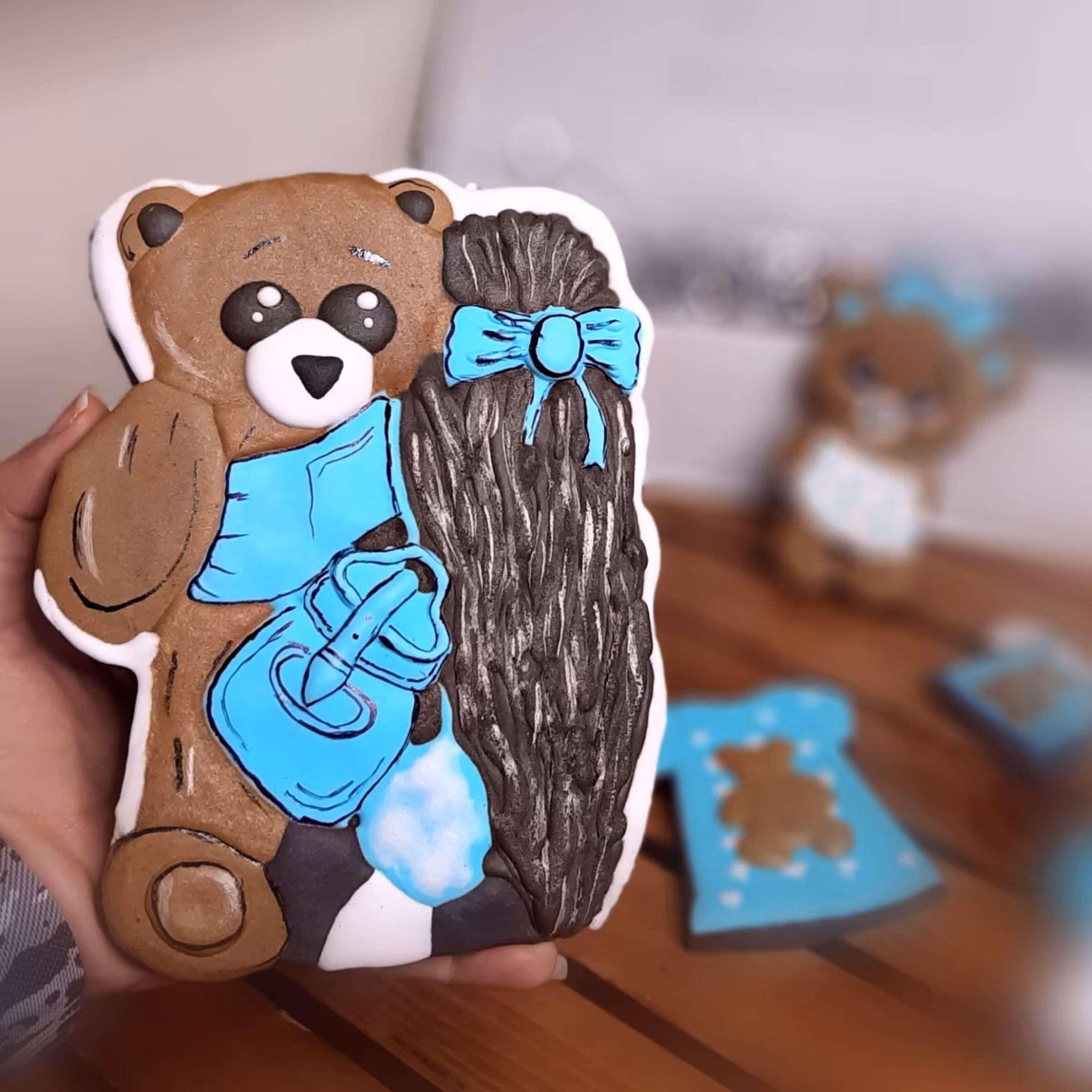 پک  5عددی کوکی ایسینگ دخترک و خرس