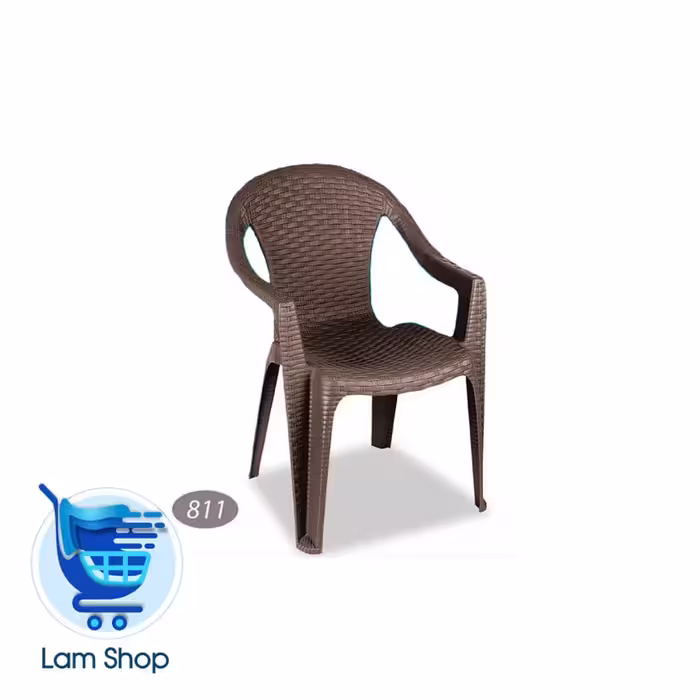 صندلی دسته دار حصیربافت کد 811 ناصر پلاستیک(زمان ارسال 15 تا 20 روز کاری)