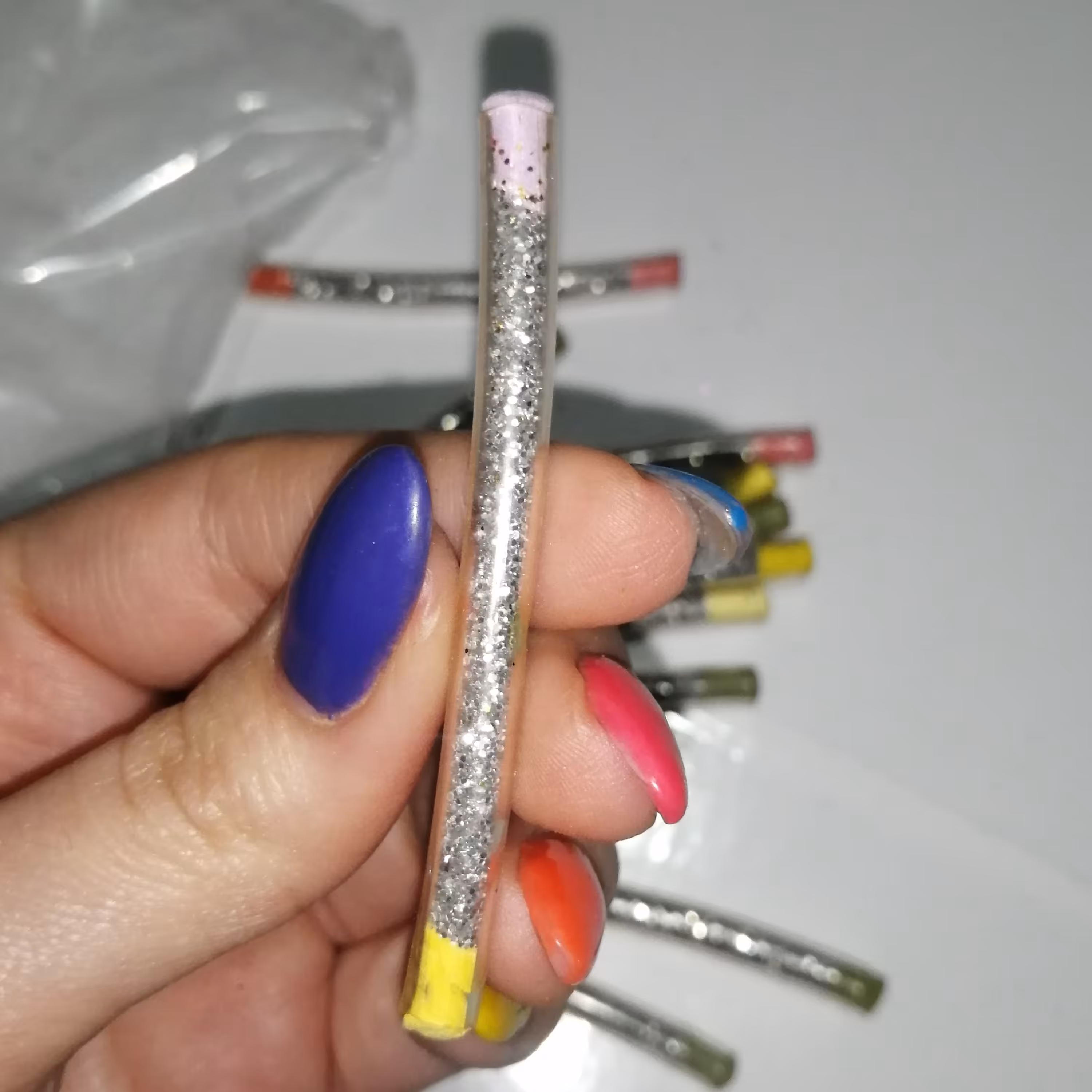 پودر اکلیل کوچک نقره ای 