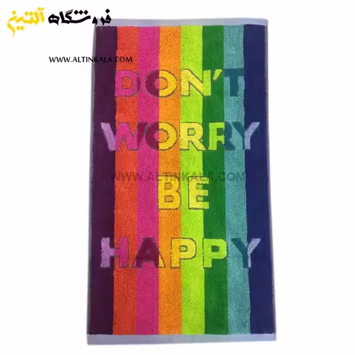 حوله دستی برق لامع مدل هپی 40×80