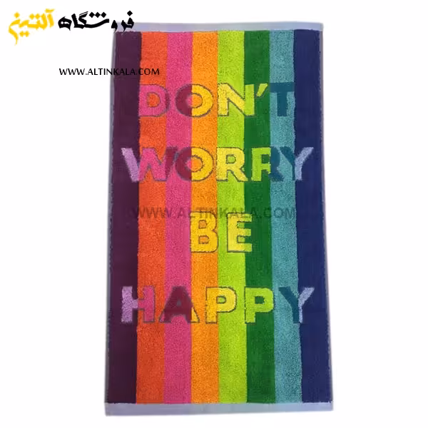 حوله دستی برق لامع مدل هپی 40×80