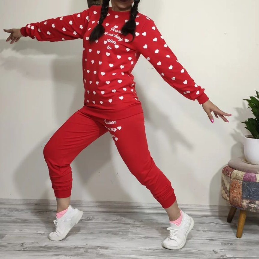 بلوز شلوار قلب 