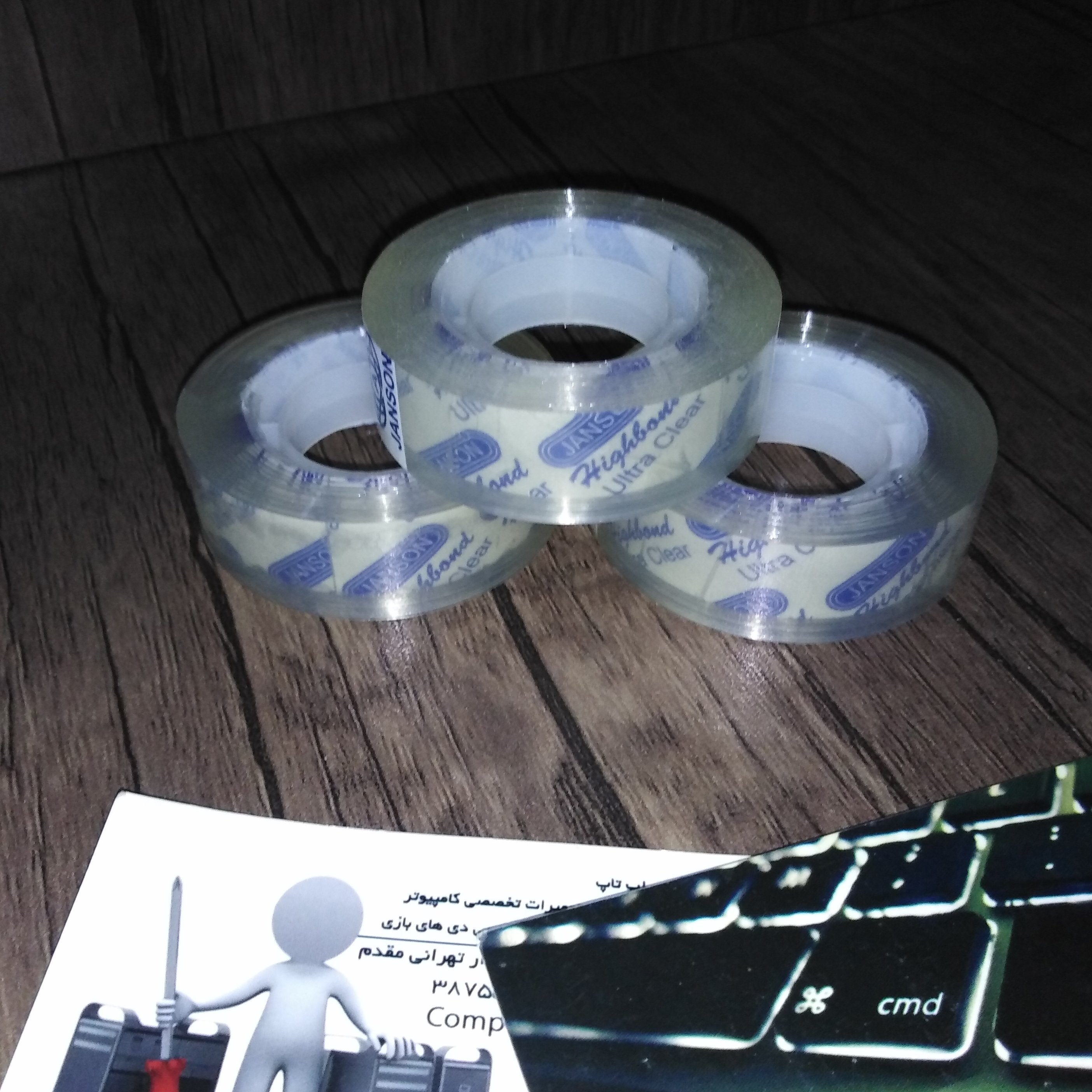 چسب کوچک 36یارد جانسون شفاف دارای چسبندگی خوب مقرون بصرفه