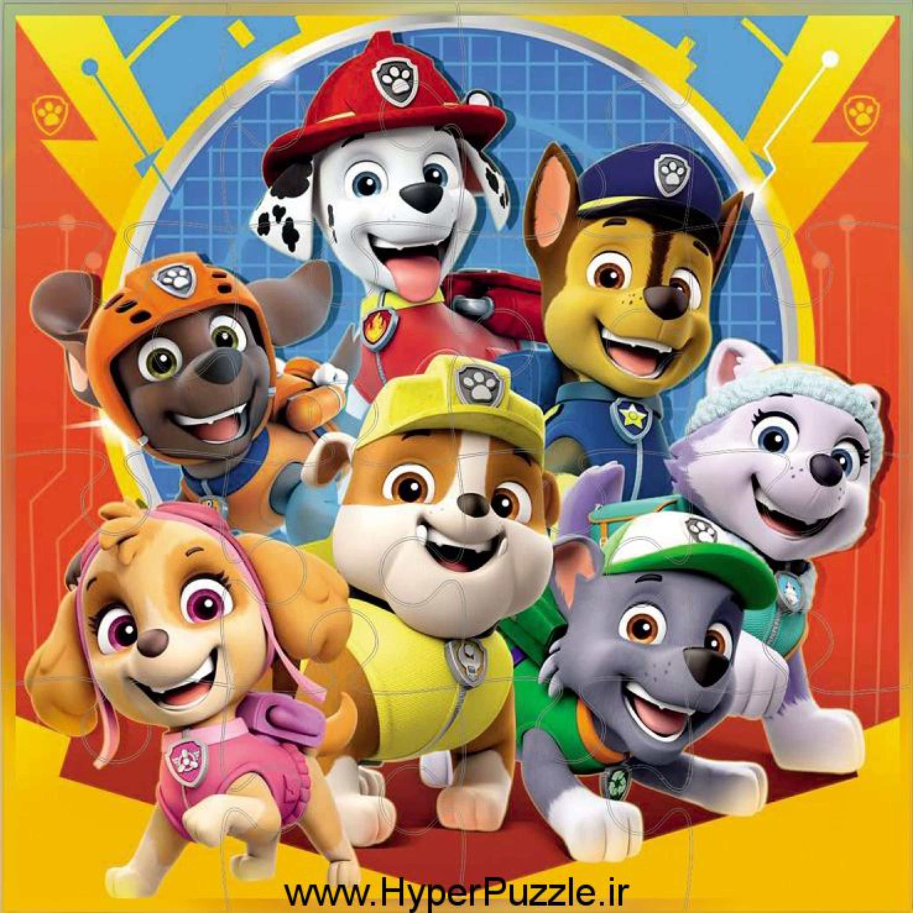 پازل سگ نگهبان 16 تکه    