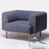 مبل راحتی کاپر تک نفره کد 3