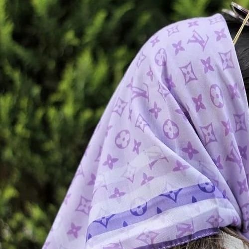 مینی اسکارف عید 1402 نخی بنفش