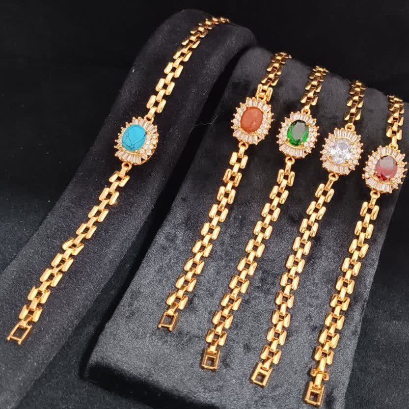 دستبند کد10869 طرح طلا.آبکاری طلا.ضدحساسیت.رنگ ثابت