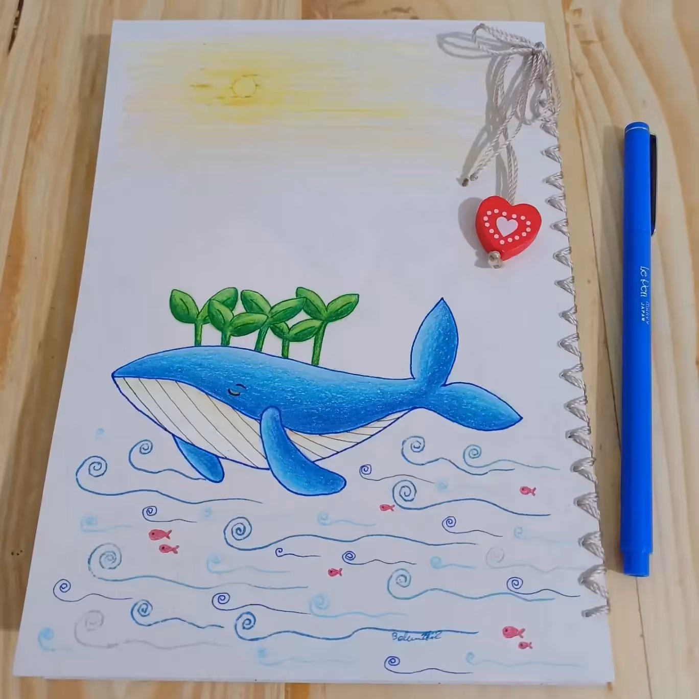  دفتر دستساز جلد نقاشی شده وال