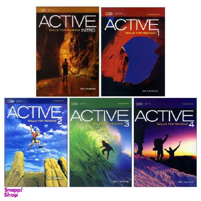 کتاب Active Skills For Reading 3rd Edition اثر Neil J. Anderson نشر اف تی پرس 5 جلدی