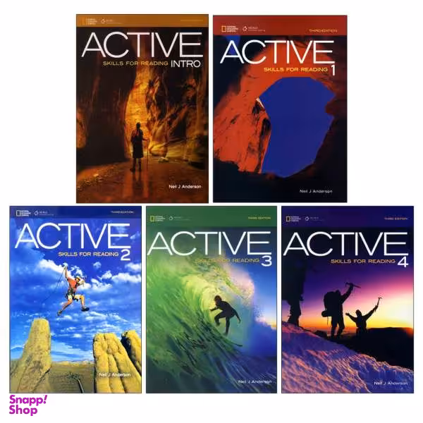 کتاب Active Skills For Reading 3rd Edition اثر Neil J. Anderson نشر اف تی پرس 5 جلدی