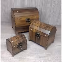 صندوقچه چوبی طرح قفل دار      صندوقچه کوچک   صندوقچه چوبی   جعبه کادو    باکس  جالوازم آرایشی.       