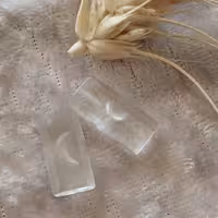 جفت نگین کوارتز حکاکی لیزری سنتاتیک