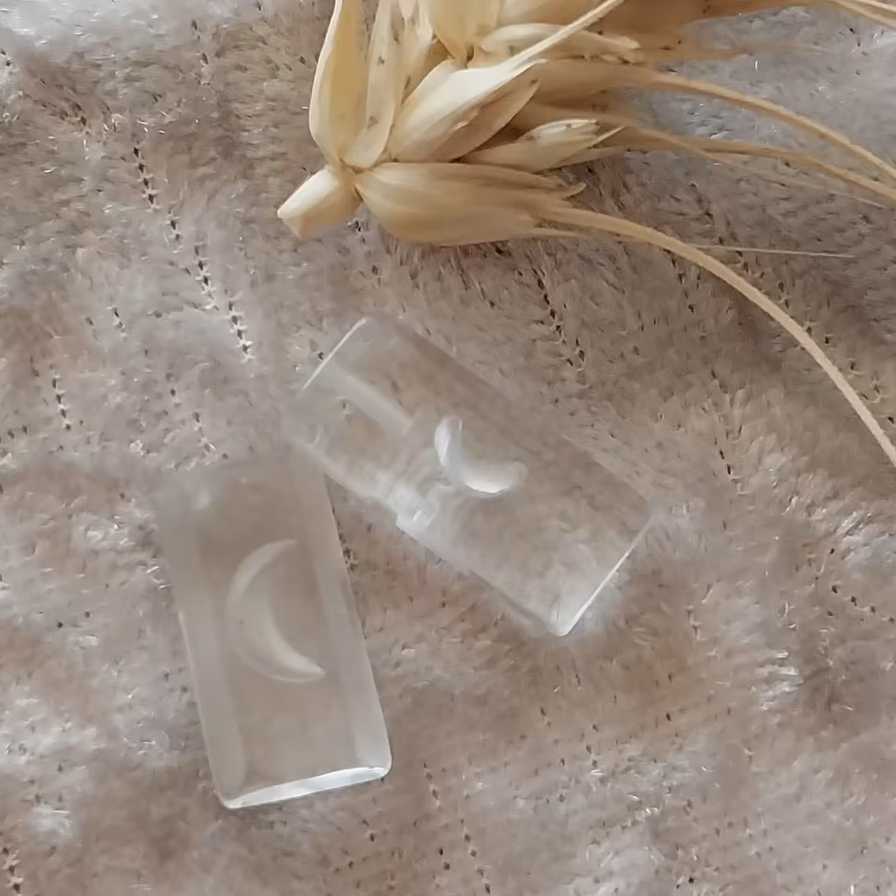 جفت نگین کوارتز حکاکی لیزری سنتاتیک