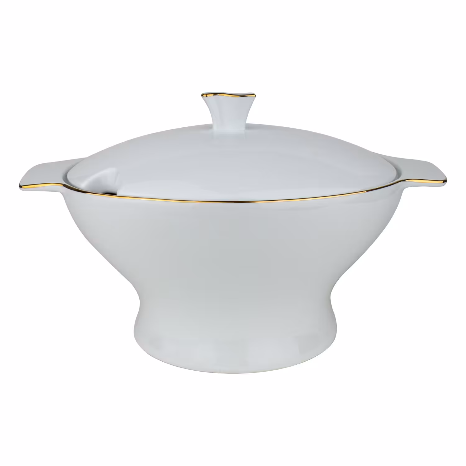 کاسه سوپ 20 چینی لورین مدل خط طلا کد 3620 (پس کرایه)