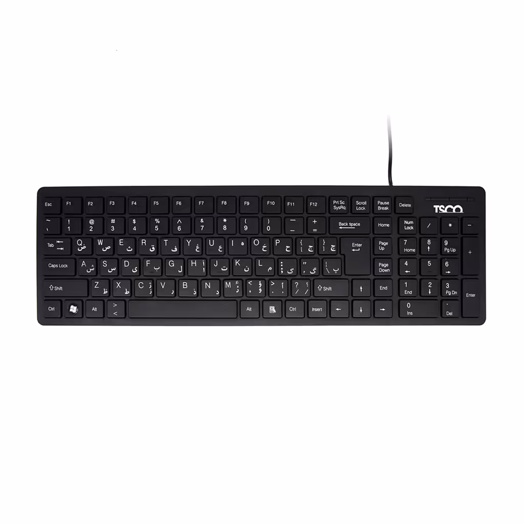 کیبورد تسکو مدل TK 8006 با حروف فارسی