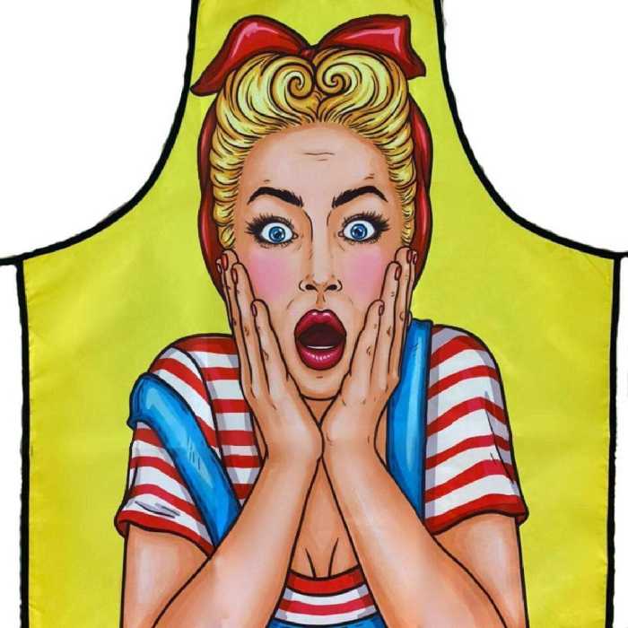 پیشبند آشپزخانه بزرگ فانتزی و شیک