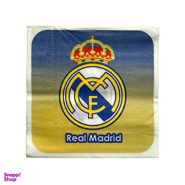 دستمال سفره مدل ریال مادرید بسته 20 عددی