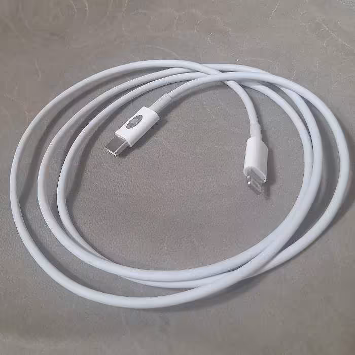 کابل شارژ تایپ سی آیفون سرکارتنی iphone 11 - 12 - 13 - 14 سیم سرجعبه ای اپل لایتنینگ lightning apple type c