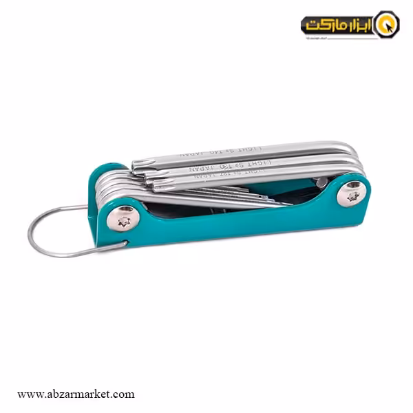 آچار آلن ستاره ای لایت چاقویی 8 عددی مدل TX-3308