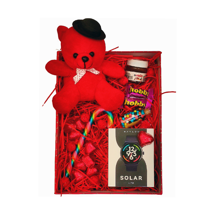 ساعت هوشمند هایلو مدل Solar Lite به همراه باکس هدیه