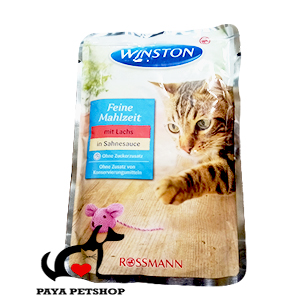 پوچ گربه برند وينستون مدل مرغ Winston وزن 100 گرم