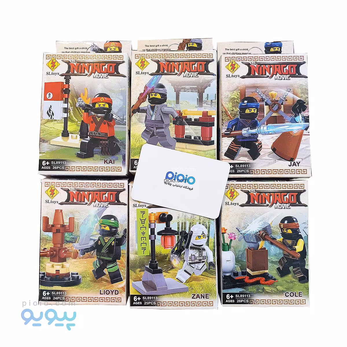 پک لگو شخصیت مدل NinjaGo Movie