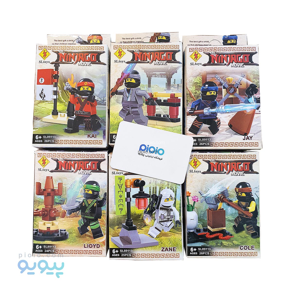 پک لگو شخصیت مدل NinjaGo Movie