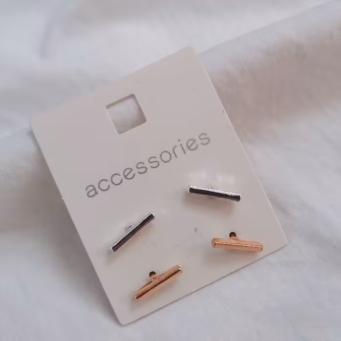 پک گوشواره میخی ضدحساسیت برند acc کد 8920 تحت لیسانس آلمان