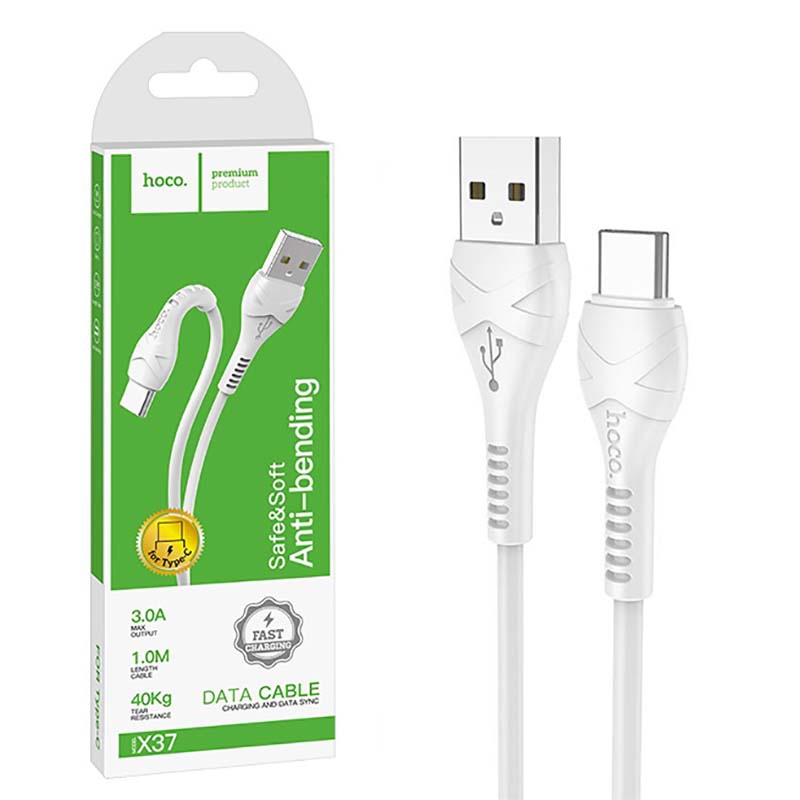 کابل شارژ تایپ سی Type-C هوکو HOCO X37