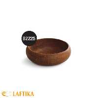 پیاله چوبی گرد تیریتی متوسط 15 سانتی B2225