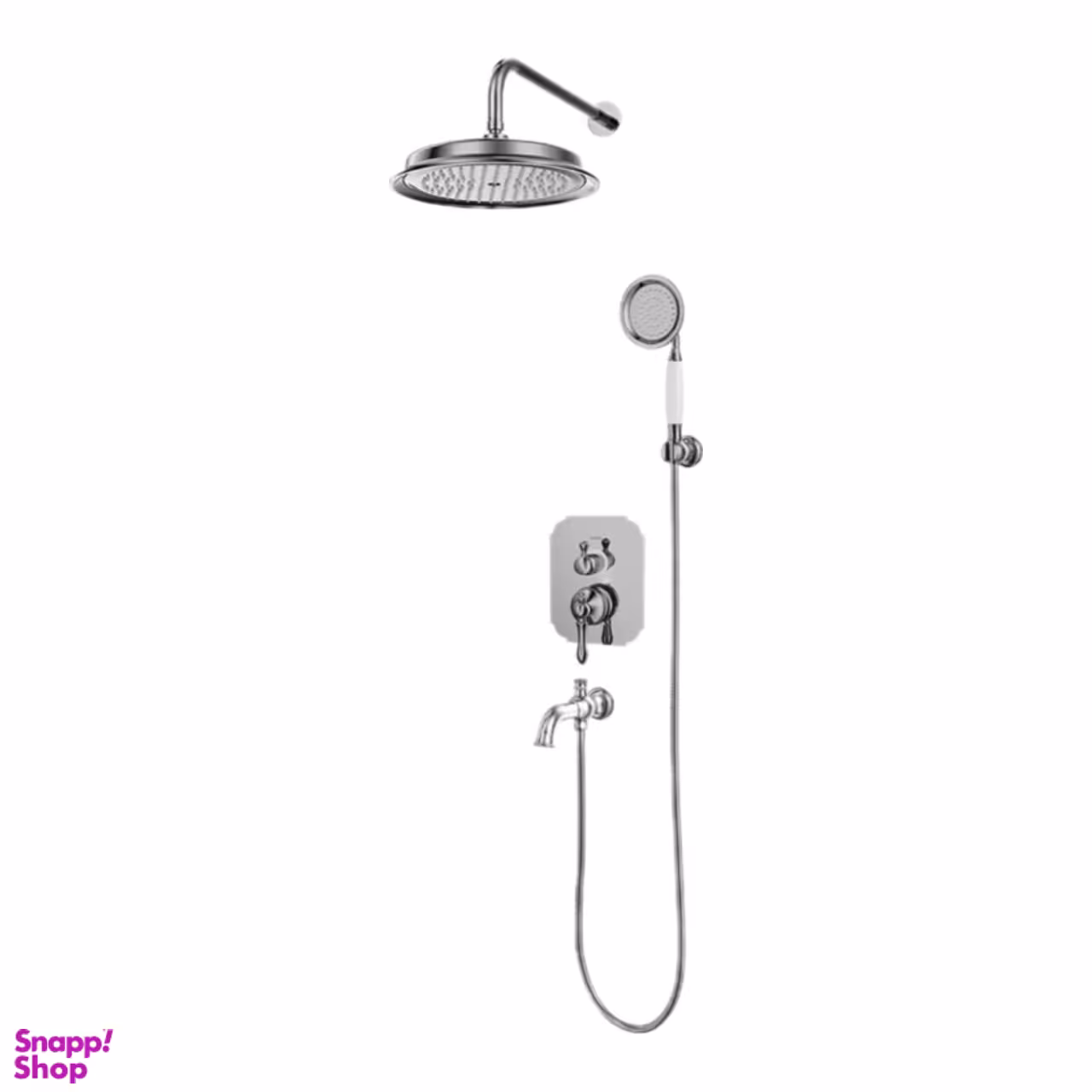 دوش حمام کسری مدل ناپل توکار