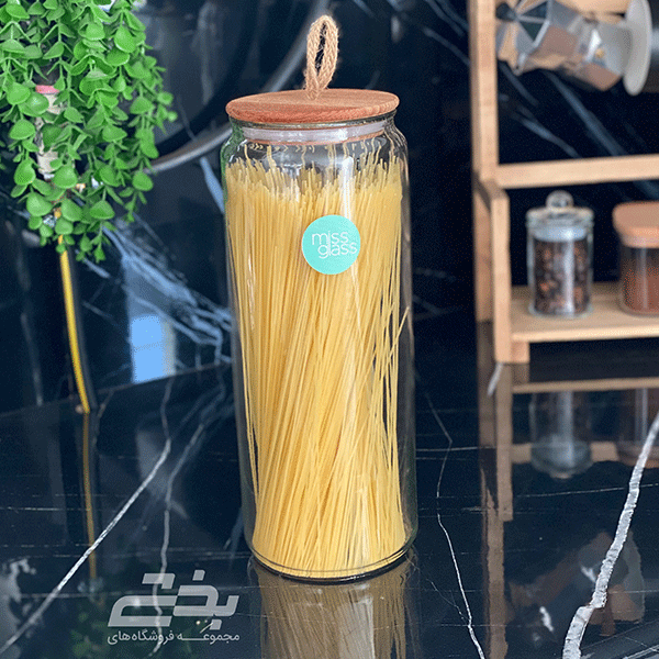 بانکه ماکارونی راش درب چوبی نیلوفر