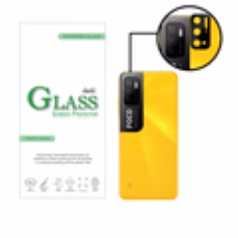 محافظ لنز دوربین شیلد گلس مدل LFUL مناسب برای گوشی موبایل شیائومی Poco M3 Pro