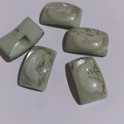 دکمه صدفی سبز