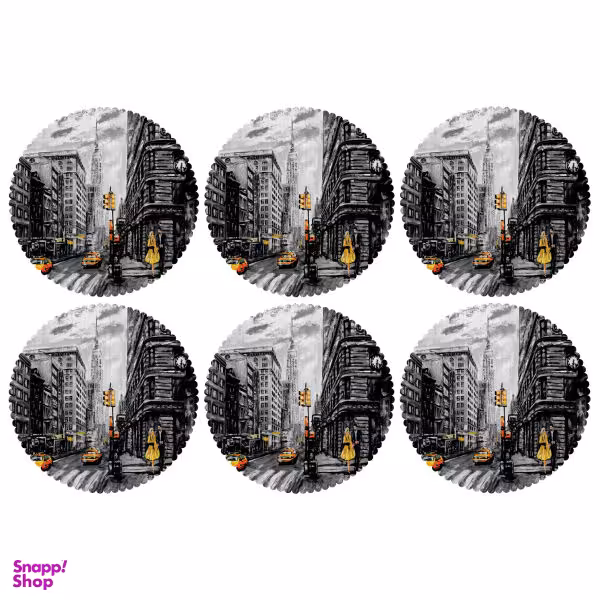 زیربشقابی مدل U2-42119 بسته 6 عددی