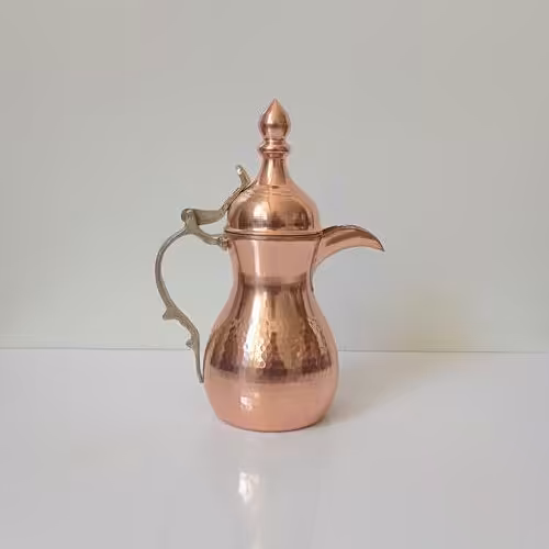 قهوه جوش یا دله عربی مسی نانو شده چکشی زنجان با کیفیت عالی

