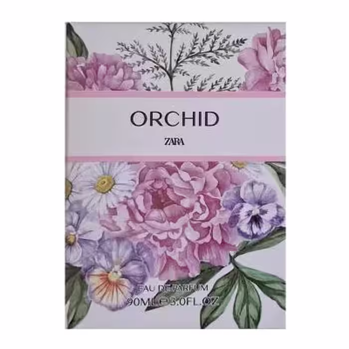 عطر زنانه برند اسپانیایی ZARA مدل ORCHID سایز 90 میلی عطر زارا
