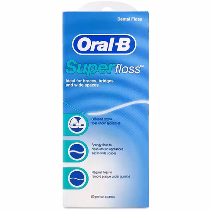 نخ دندان ارال بی سوپر فلاس Oral b Superfloss