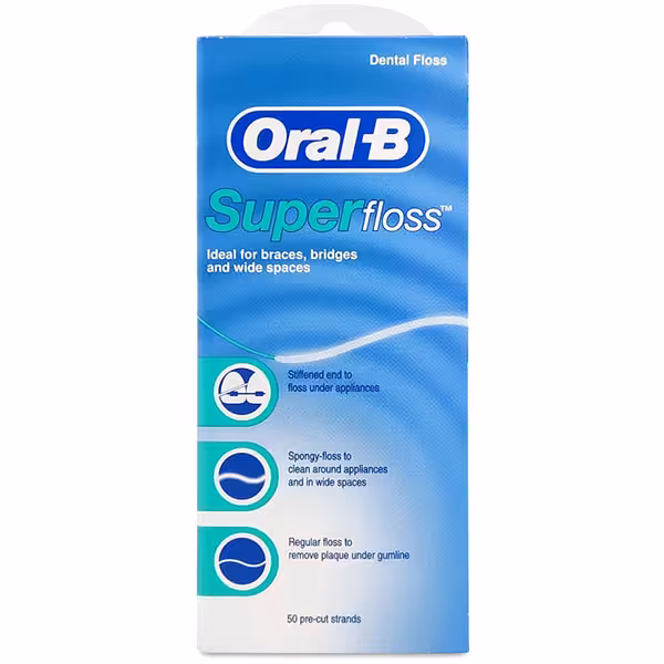 نخ دندان ارال بی سوپر فلاس Oral b Superfloss