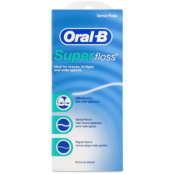 نخ دندان ارال بی سوپر فلاس Oral b Superfloss